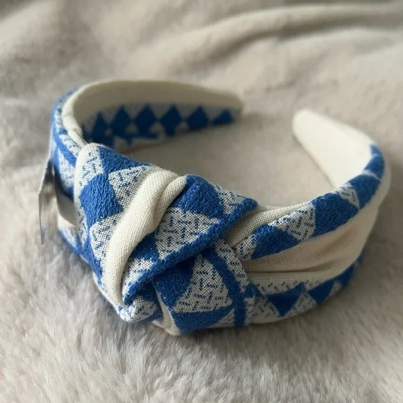 2/$20 ✨NWT Aerie Headbands Blue and White Set of 2 - Picture 4 of 7